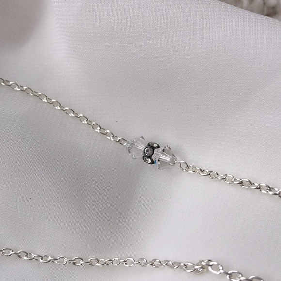 Extra Long Crystal Necklace - Picture 3 of 8